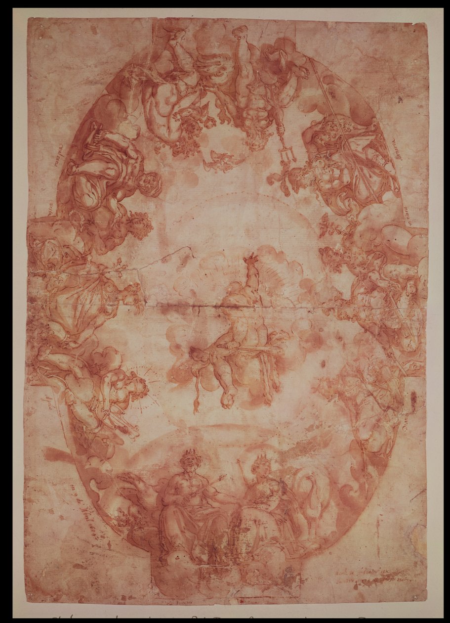 Étude pour le plafond de la Casa de Pilatos, Séville, 1604 - Francisco Pacheco