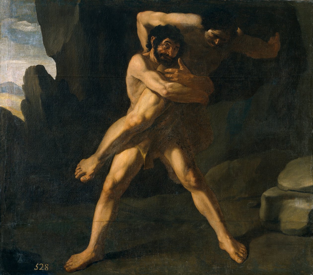 Hercule luttant avec Antée - Francisco de Zurbaran
