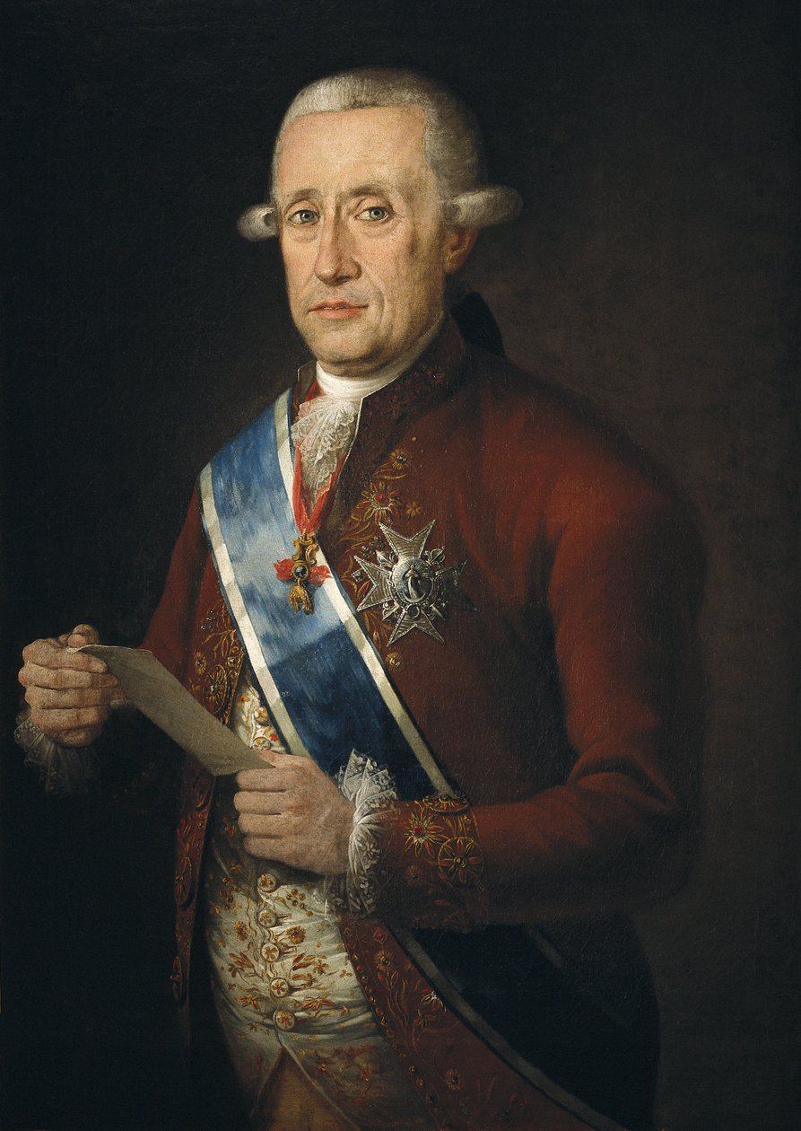 Jose Monino, comte de Floridablanca, ministre de Charles III - Francisco Folc de Cardona