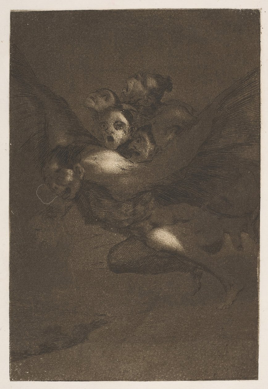 Bon Voyage, de Los Caprichos, planche 64 - Francisco de Goya