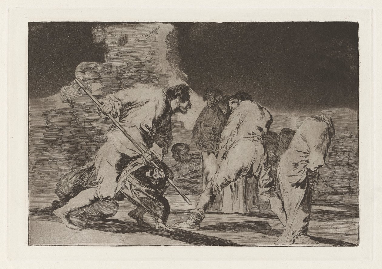 Disparate furioso, également connu sous le nom de Hizonos dios y maravillamos nos - Francisco de Goya