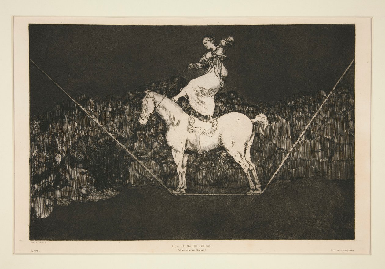 Disparate puntual, planche non numérotée de la série Los proverbios - Francisco de Goya