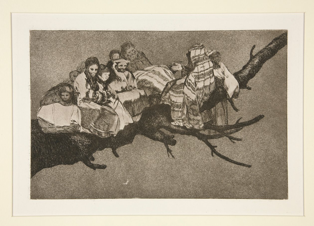 Disparate ridiculo, pl. 3 de la série Los proverbios - Francisco de Goya