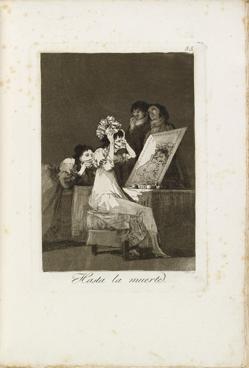 Hasta la muerte, 1799-1799 - Francisco de Goya