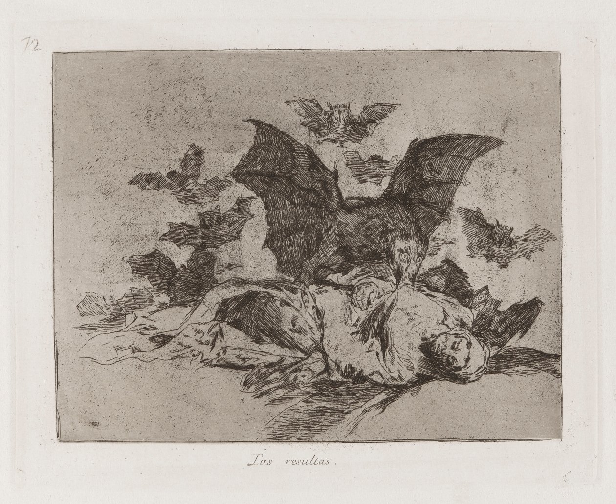 Las resultas, Planche 72 de Los desastres de la guerra - Francisco de Goya