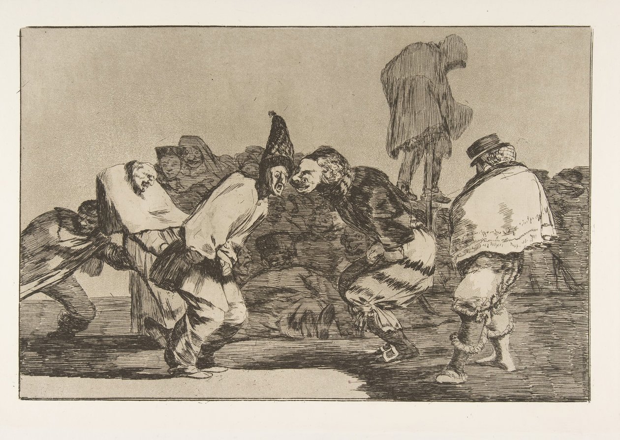 Planche 14 des Disparates : Folie du Carnaval, vers 1816-23 publié en 1864 - Francisco de Goya