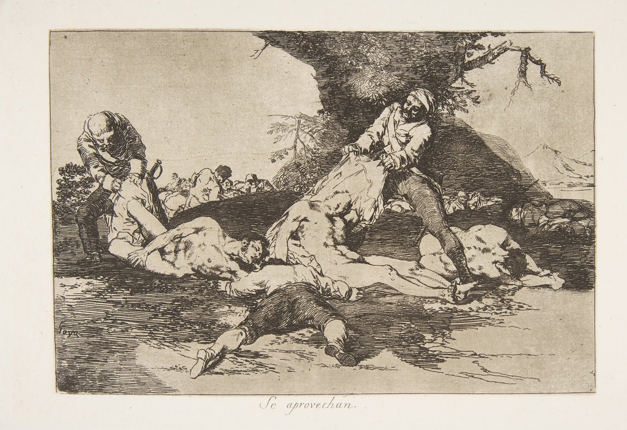 Planche 16 des Désastres de la Guerre Los Desastres de la Guerra, 1810 publié en 1863 - Francisco de Goya