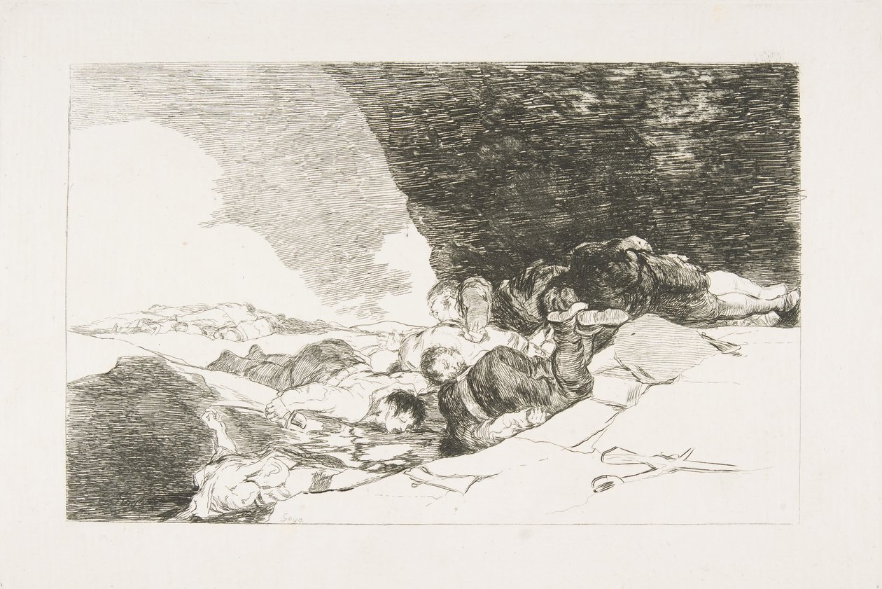 Planche 23 de Les Désastres de la guerre : La même ailleurs, 1810 - Francisco de Goya