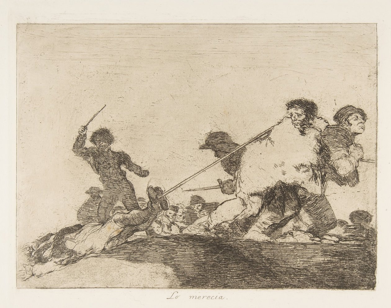 Planche 29 de Les Désastres de la guerre Los Desastres de la Guerra:: Il ..., 1810 publié 1863 - Francisco de Goya
