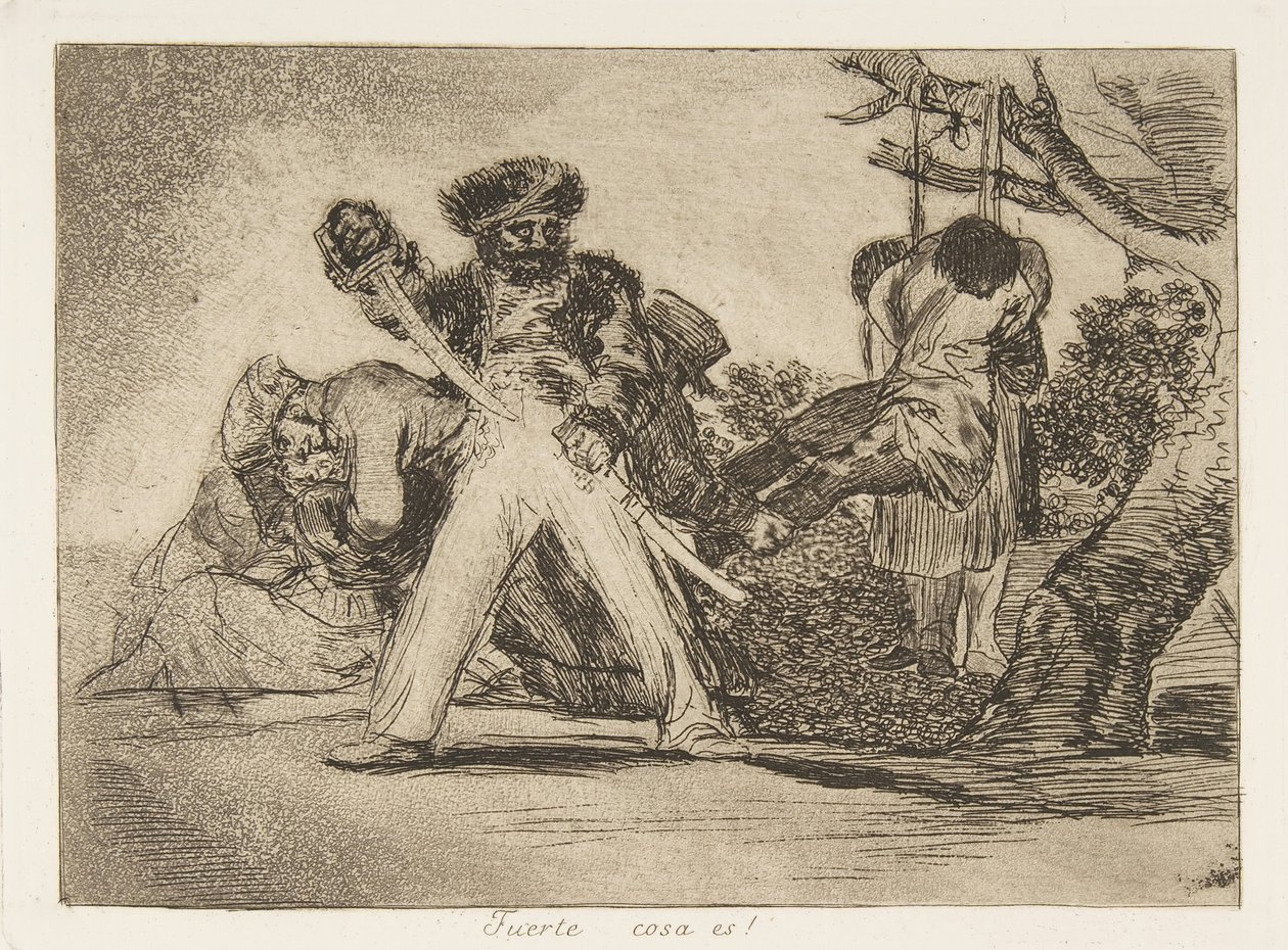 Plate 31 des Désastres de la guerre: Cela..., 1810 publié 1863 - Francisco de Goya