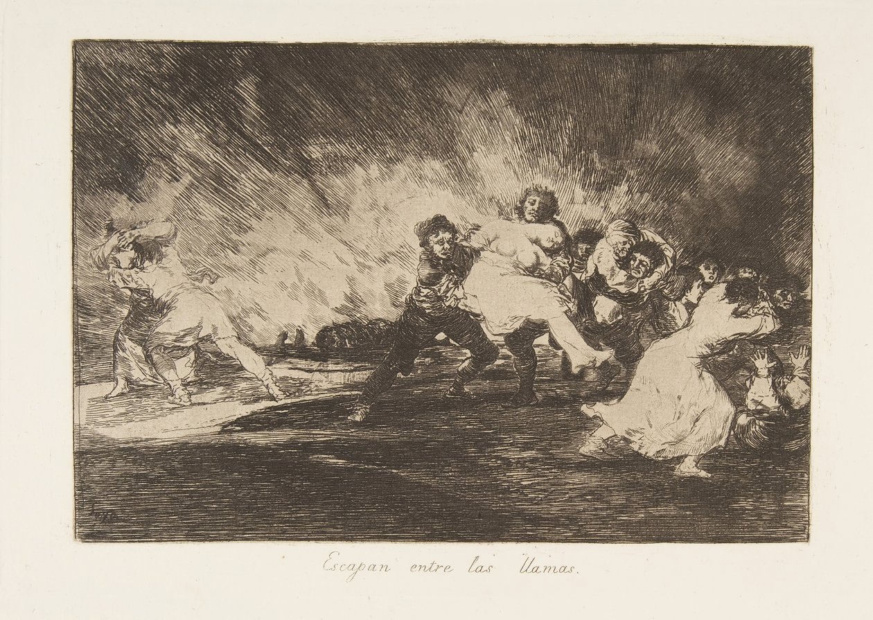 Planche 41 de Les Désastres de la Guerre: Ils..., 1810 publié 1863 - Francisco de Goya