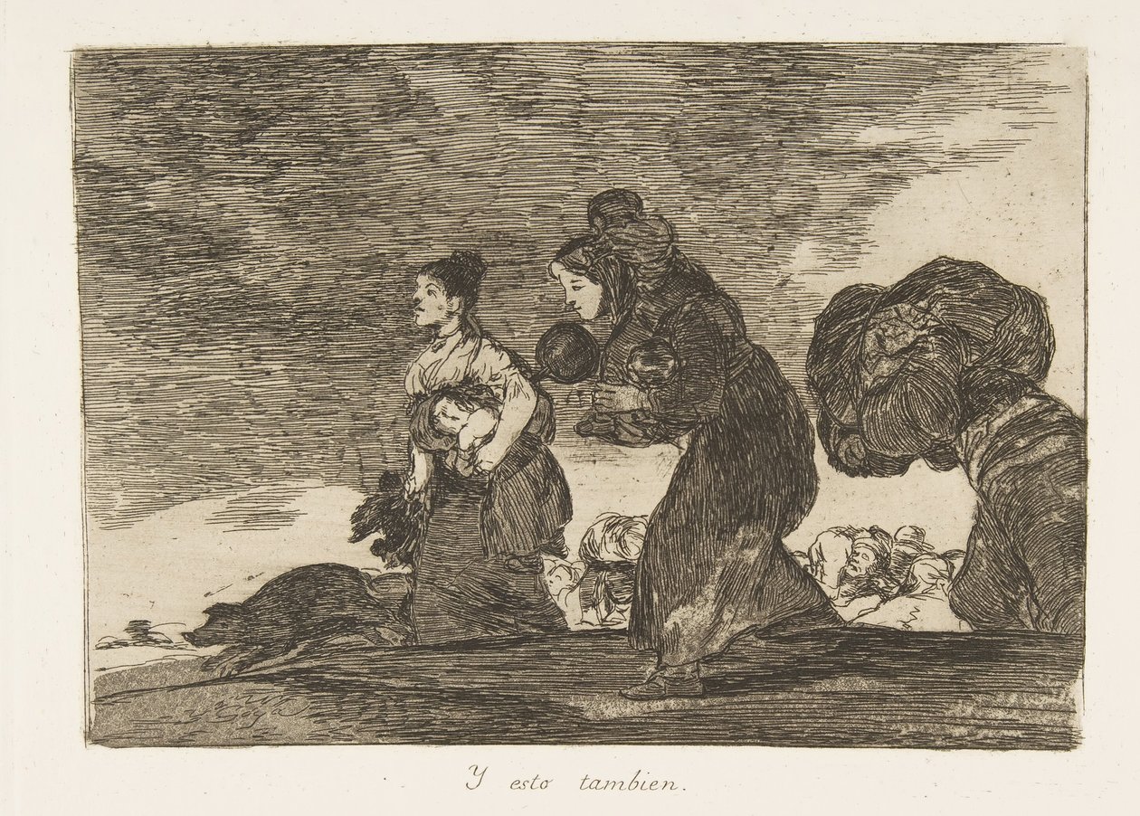 Planche 45 de Les Désastres de la Guerre - Francisco de Goya