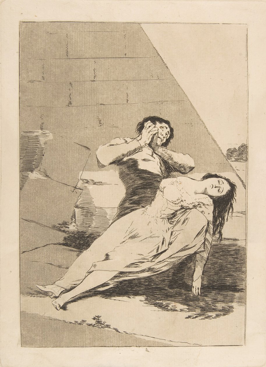 Planche 9 de Los Caprichos: Tantale, 1799 - Francisco de Goya