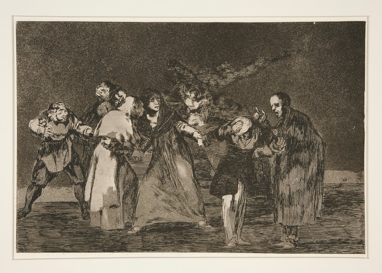 Les blessures guérissent plus vite que les mots hâtifs, pl. 16 de la série Los proverbios - Francisco de Goya
