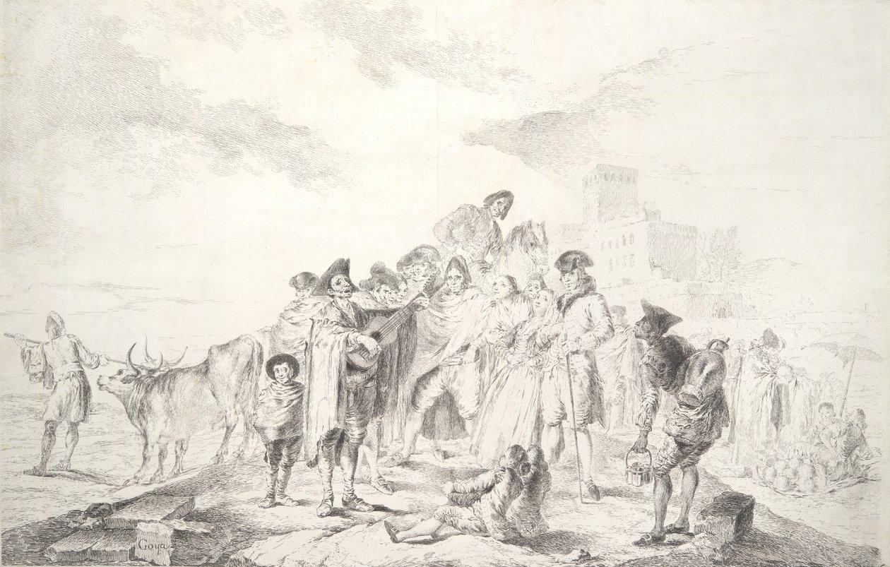 Le guitariste aveugle El ciego de la guitarra - Francisco de Goya