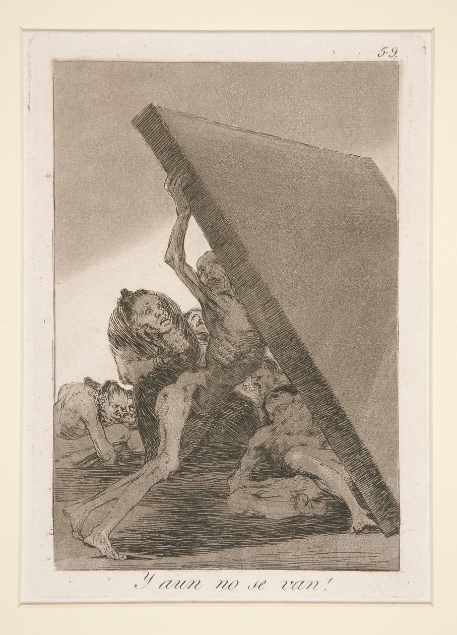 Y aun no se van! (Et ils ne partent toujours pas!) - Francisco de Goya