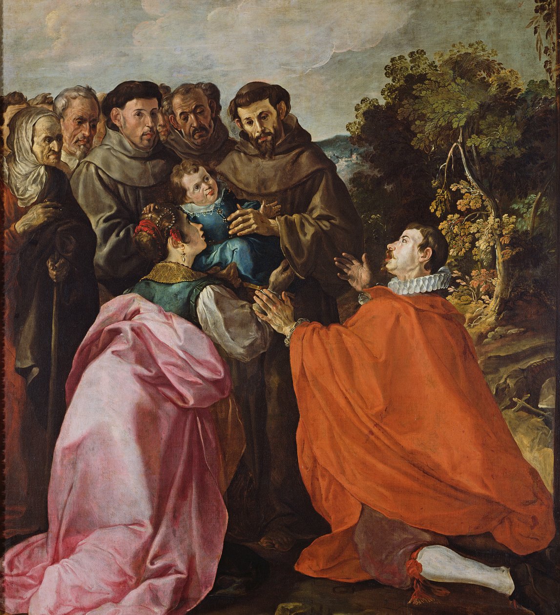Guérison de Saint Bonaventure par Saint François d