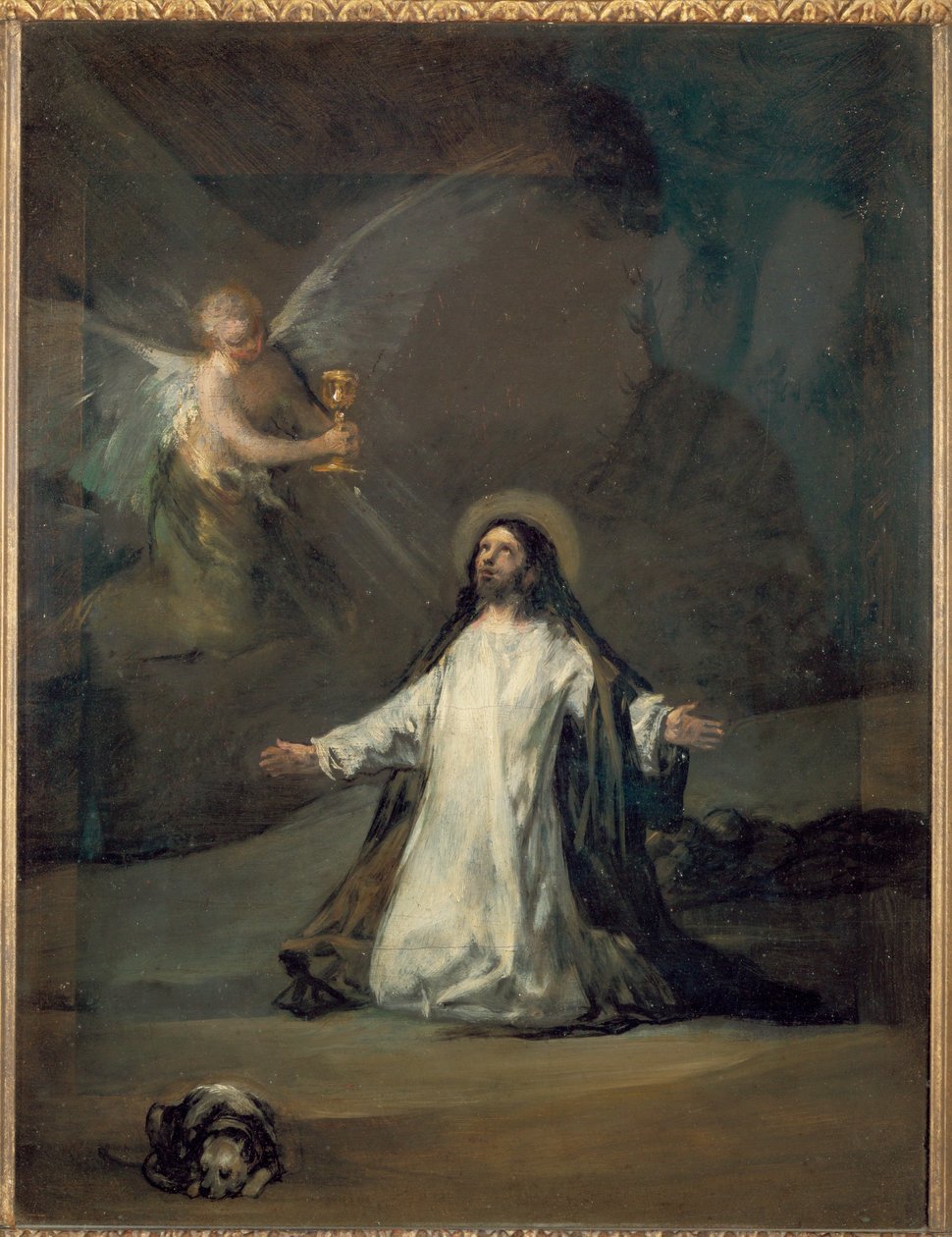Le Christ à Gethsémani ... - Francisco Jose de (circle of) Goya y Lucientes