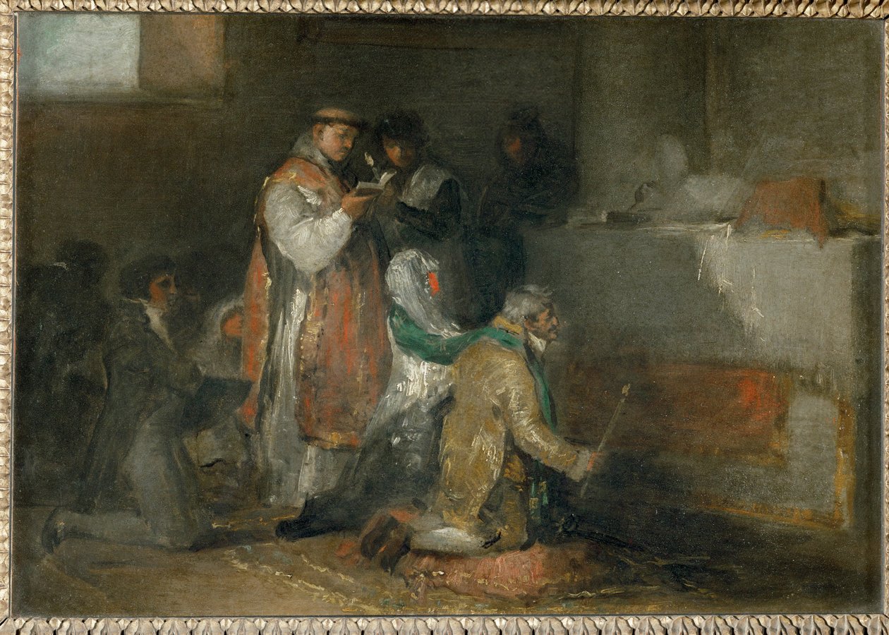 Le mariage inégal - le couple mal assorti ... - Francisco Jose de (circle of) Goya y Lucientes
