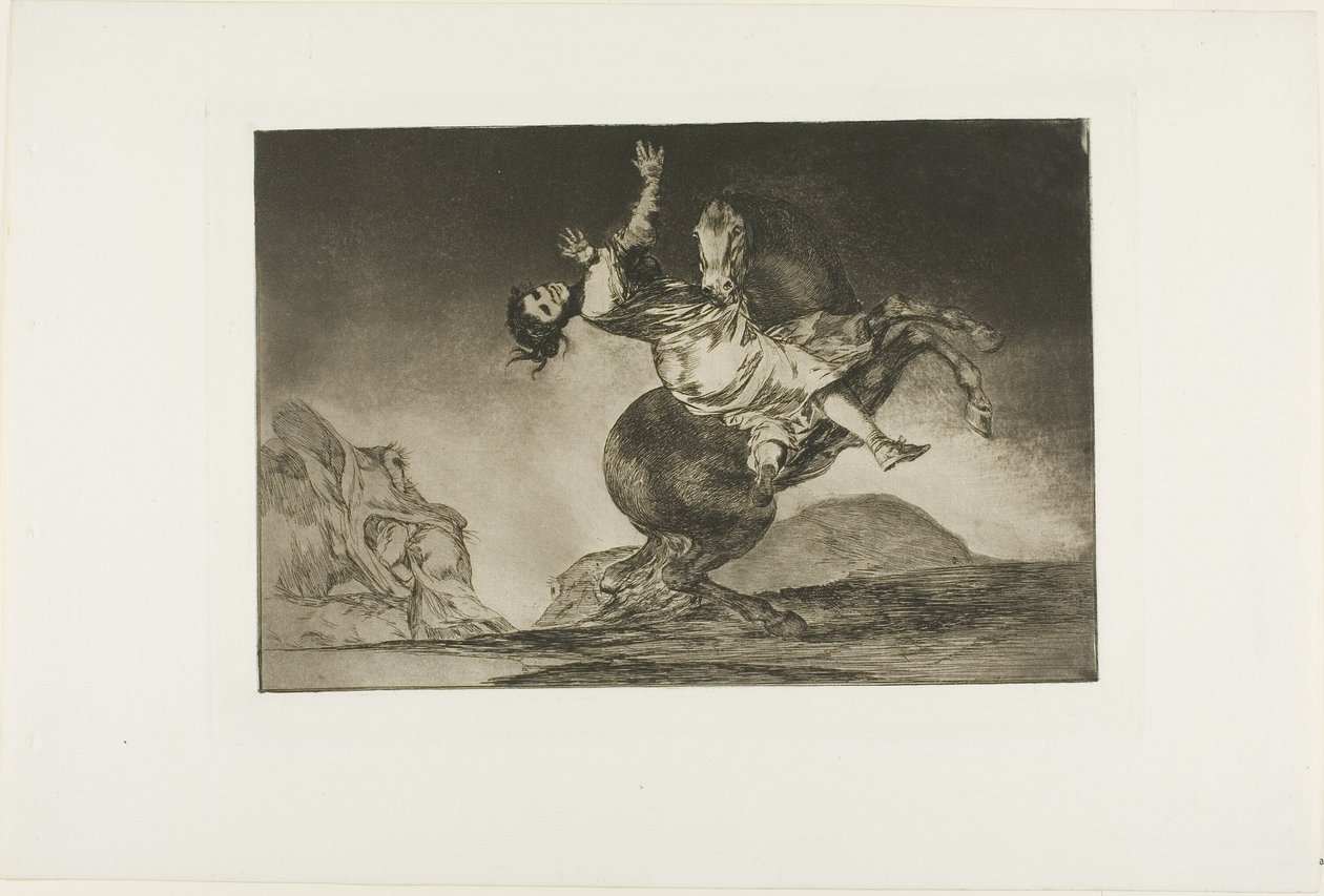 Une femme et un cheval, que quelqu