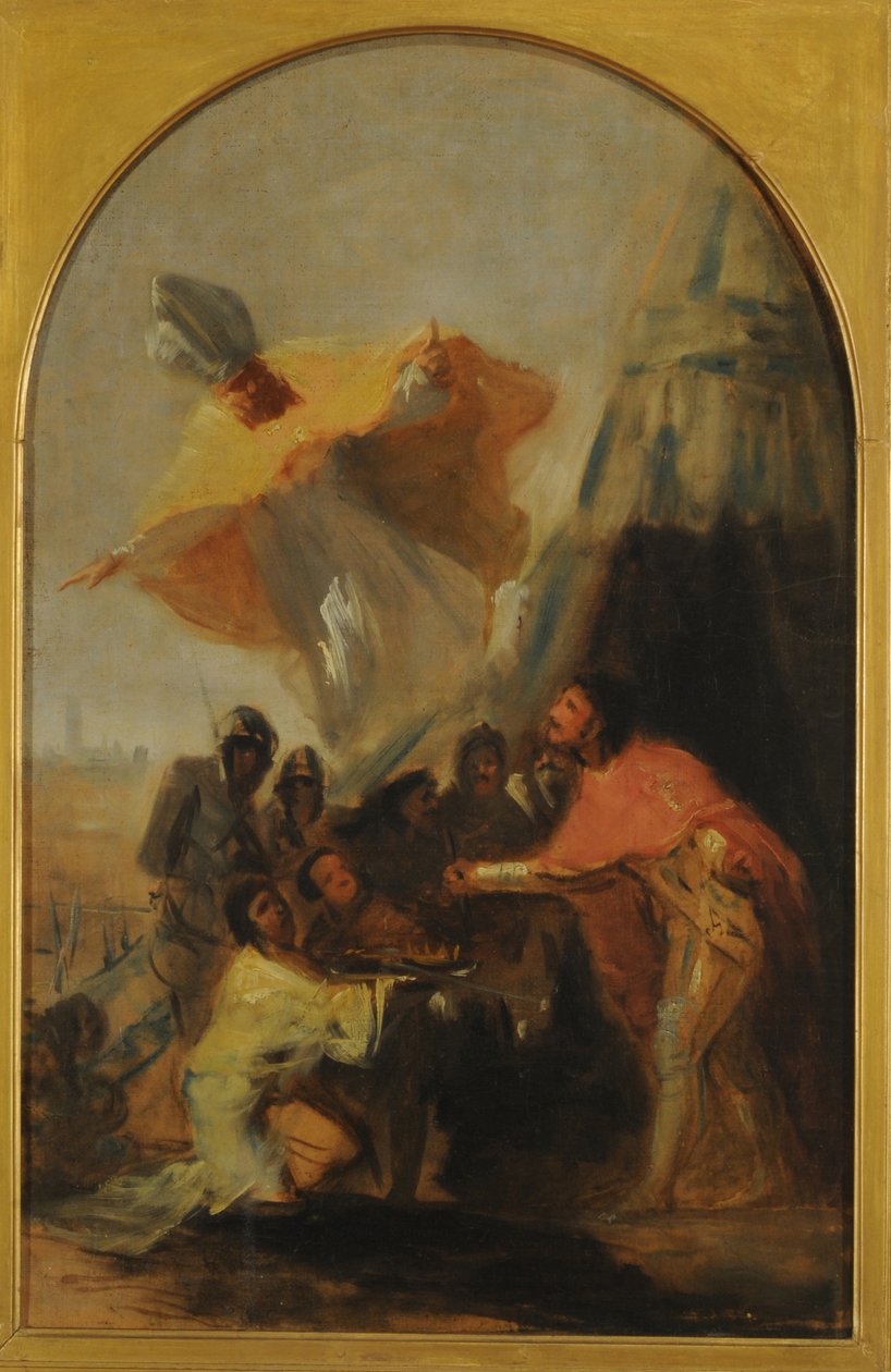 Apparition de Saint Isidore à Saint Roi Fernando devant - Francisco Jose de Goya y Lucientes