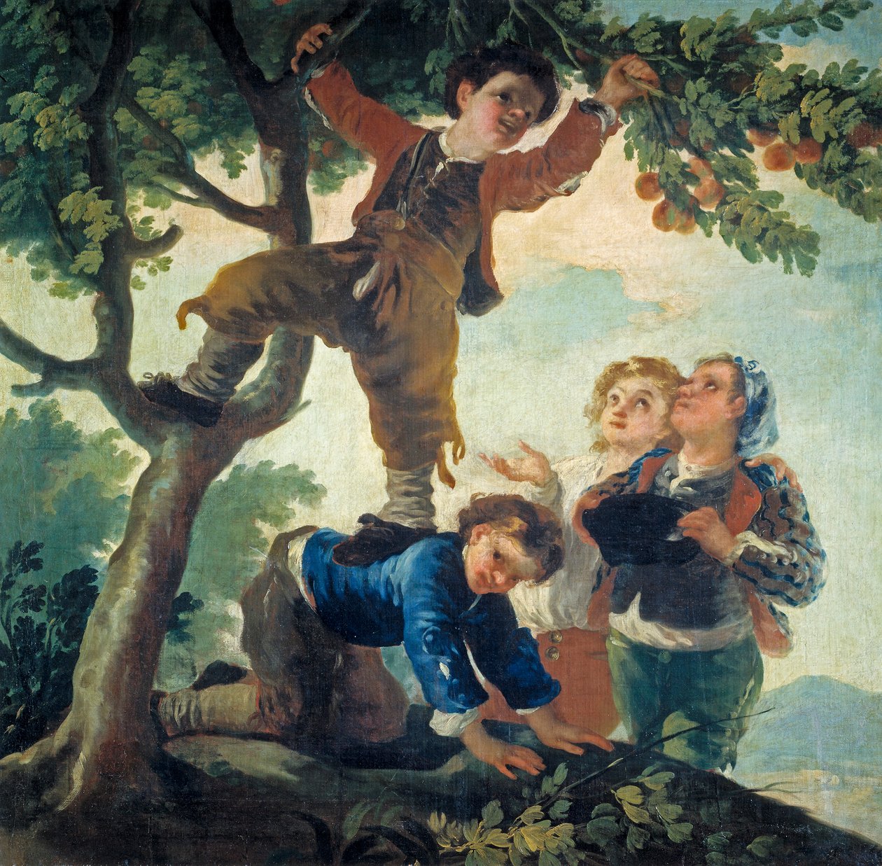 Garçons Cueillant des Fruits - Francisco de Goya