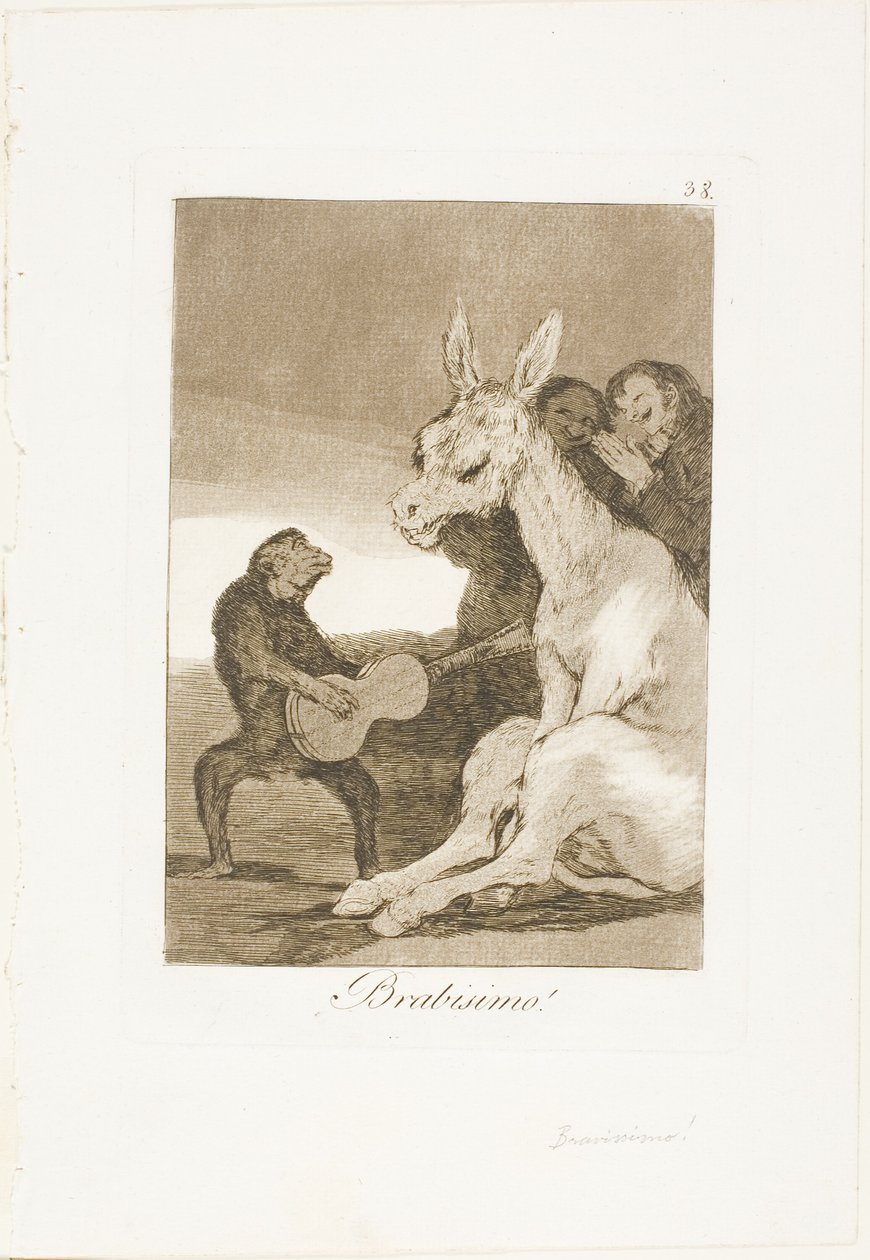 Bravo!, planche 38 de Los Caprichos - Francisco Jose de Goya y Lucientes