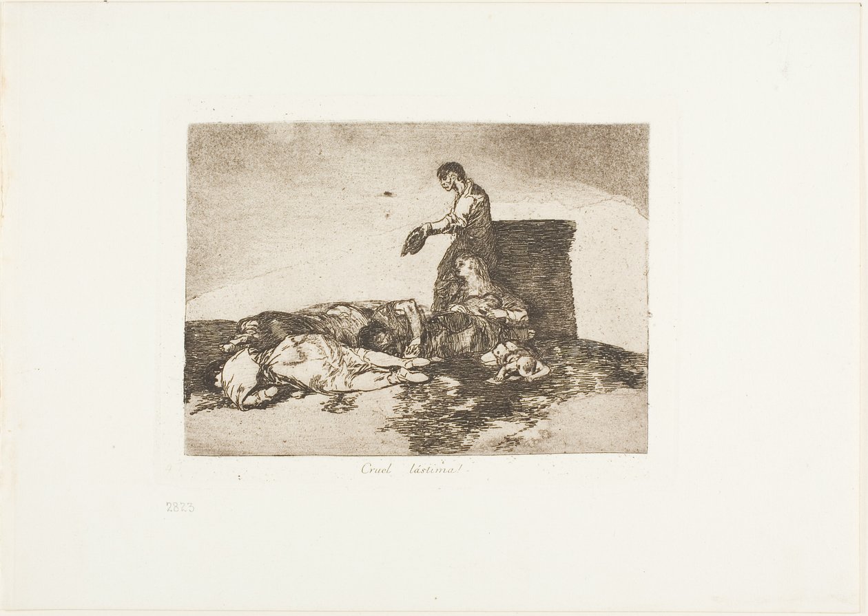 Cruelle histoire de malheur!, planche 48 de Les Désastres de la guerre - Francisco Jose de Goya y Lucientes