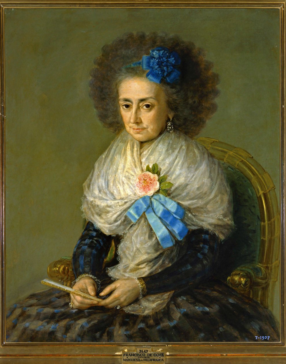 Dona Maria Antonia Gonzaga, Marquise de Villafranca ... (peinture sur toile) - Francisco Jose de Goya y Lucientes