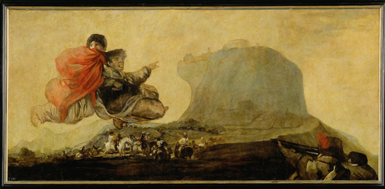 Vision fantastique (peinture sur toile) - Francisco Jose de Goya y Lucientes