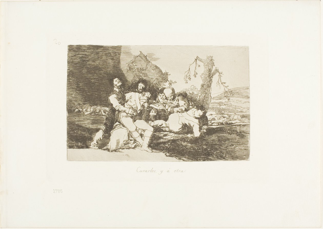 Guérissez-les, et passez au suivant, planche 20 de Les Désastres de la guerre - Francisco Jose de Goya y Lucientes