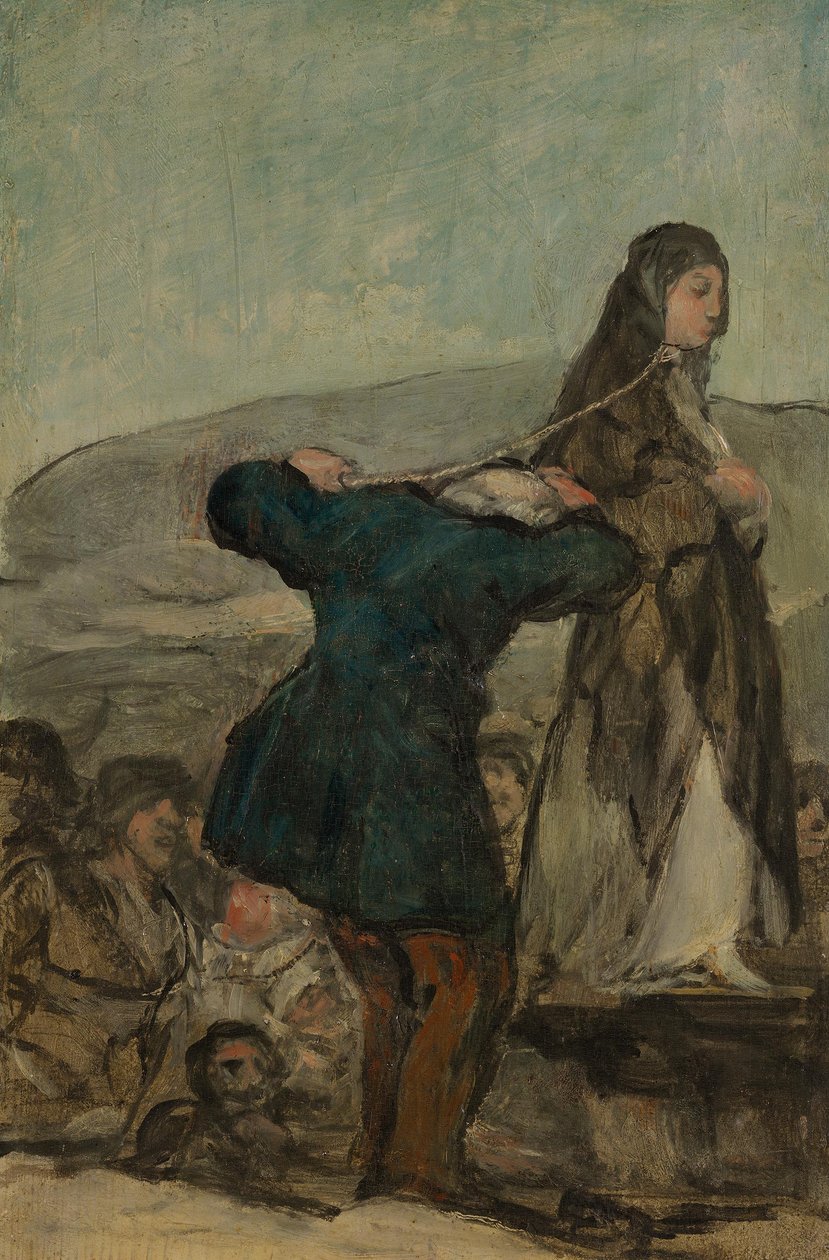 Exécution de sorcières - Francisco Jose de Goya y Lucientes