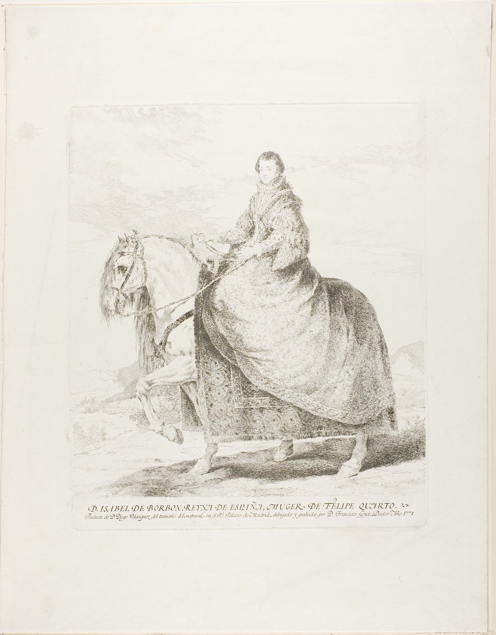 Isabel de Borbon - Francisco Jose de Goya y Lucientes