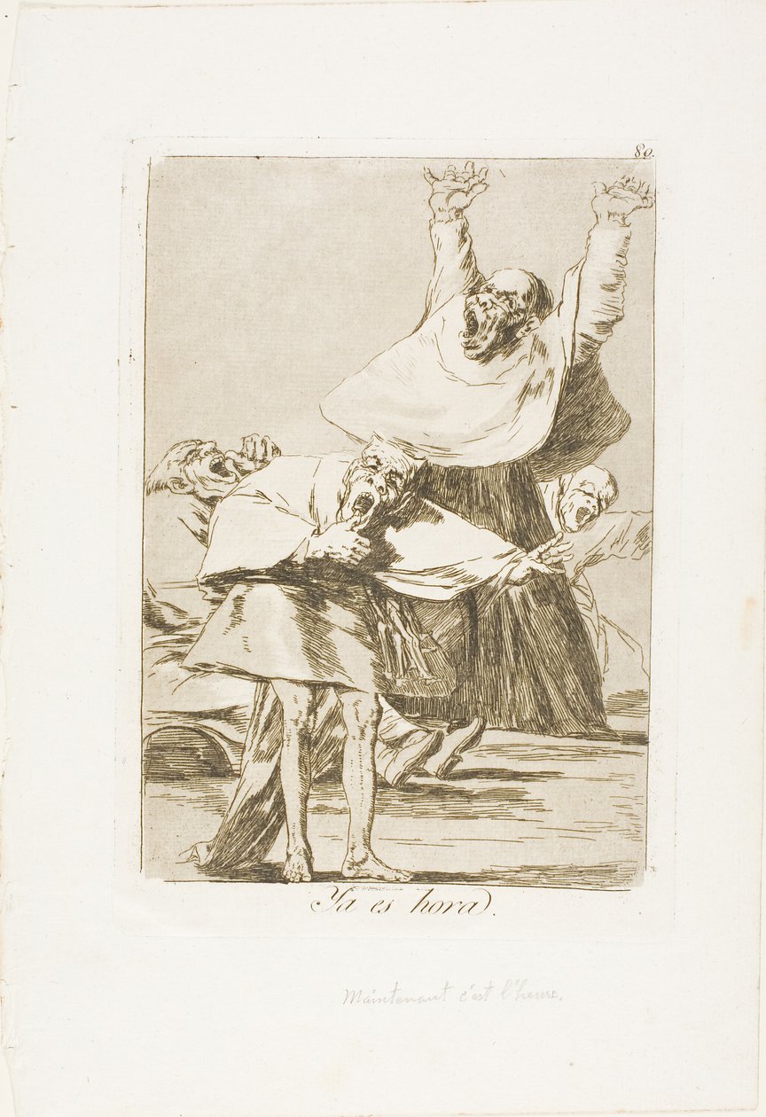 Il est temps, planche 80 de Los Caprichos - Francisco Jose de Goya y Lucientes