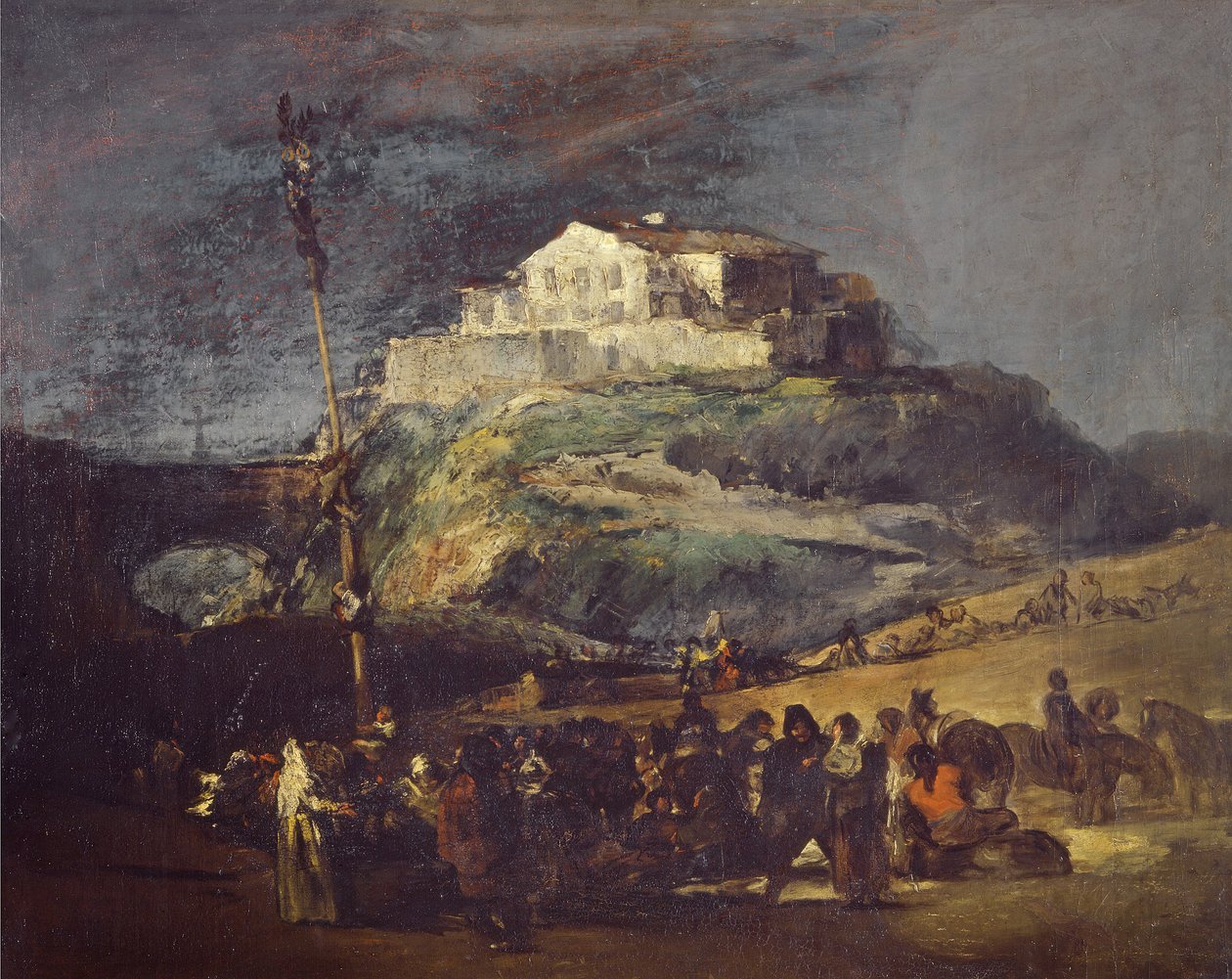 Le mât de cocagne - Francisco Jose de Goya y Lucientes