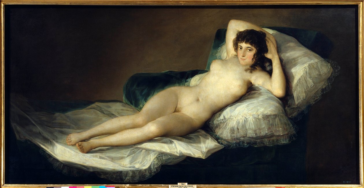 La maja desnuda - Francisco Jose de Goya y Lucientes