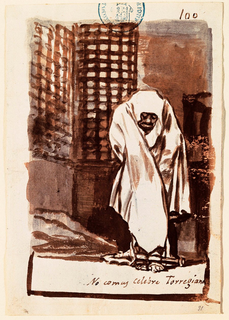 Ne mange pas, illustre Torregiano - Francisco Jose de Goya y Lucientes