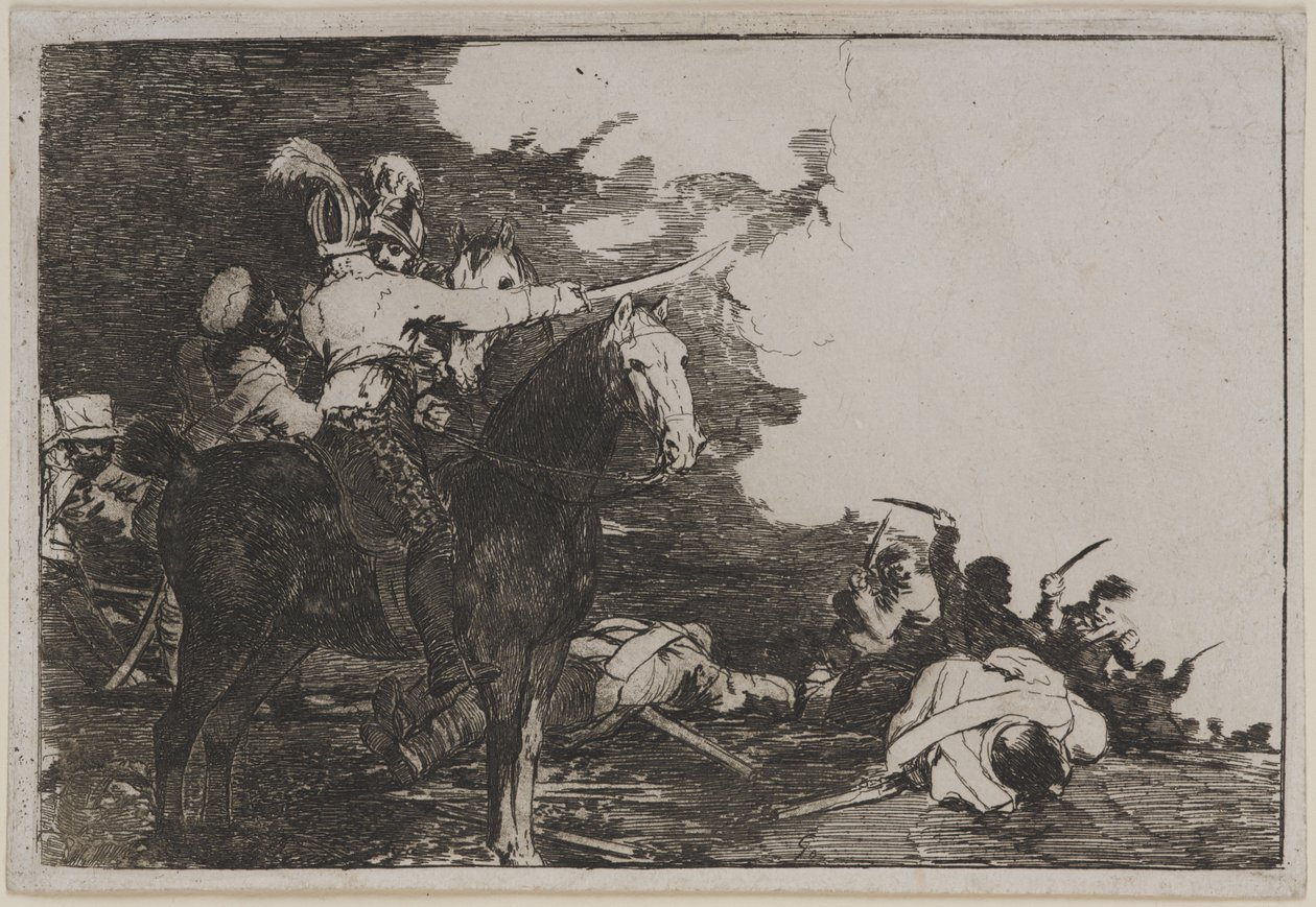 No se convienen de "Desastres de la Guerra" - Francisco de Goya