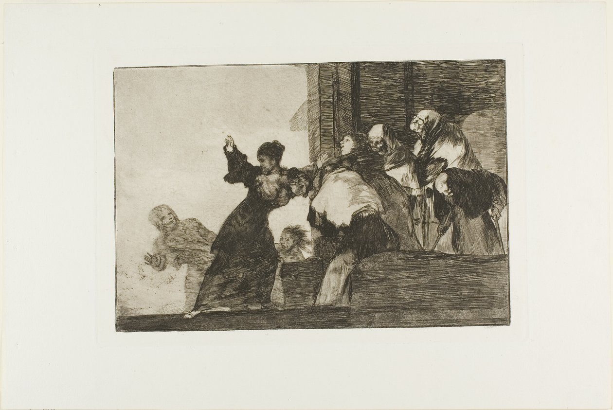 Pauvre Folie, planche onze de Los Proverbios - Francisco Jose de Goya y Lucientes