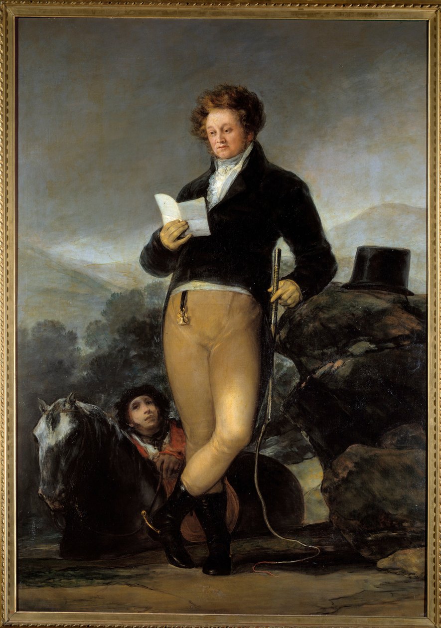 Portrait en pied de Don Francisco par Borja Telez Giron - Francisco de Goya