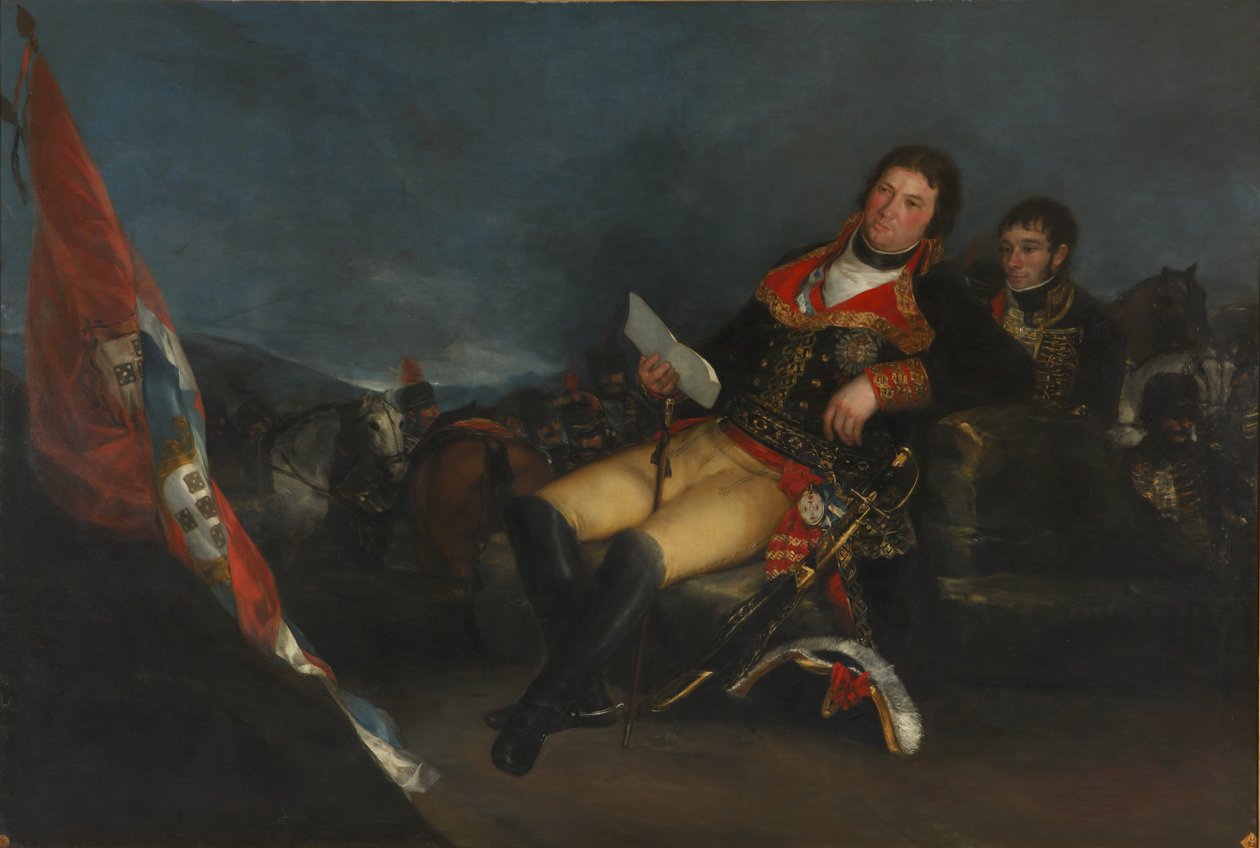 Portrait de Manuel Godoy, surnommé le Prince de la Paix (détail) (huile sur toile) - Francisco de Goya