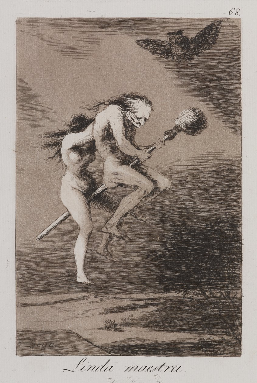 Jolie Maîtresse! (Linda maestra!) - Francisco de Goya
