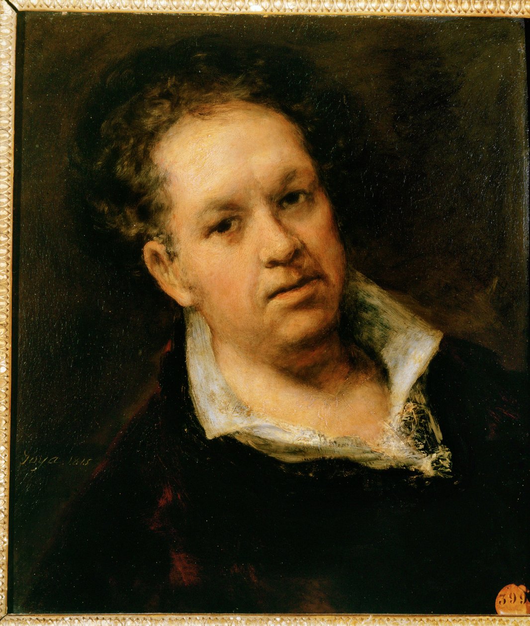 Autoportrait ... (peinture sur toile) - Francisco Jose de Goya y Lucientes