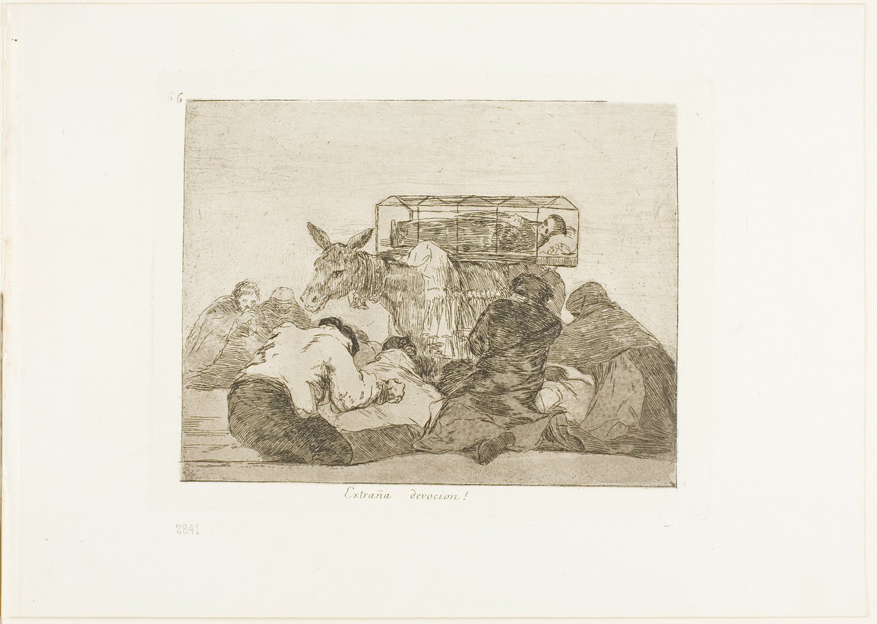 Étrange Dévotion!, planche 66 des Désastres de la Guerre - Francisco Jose de Goya y Lucientes