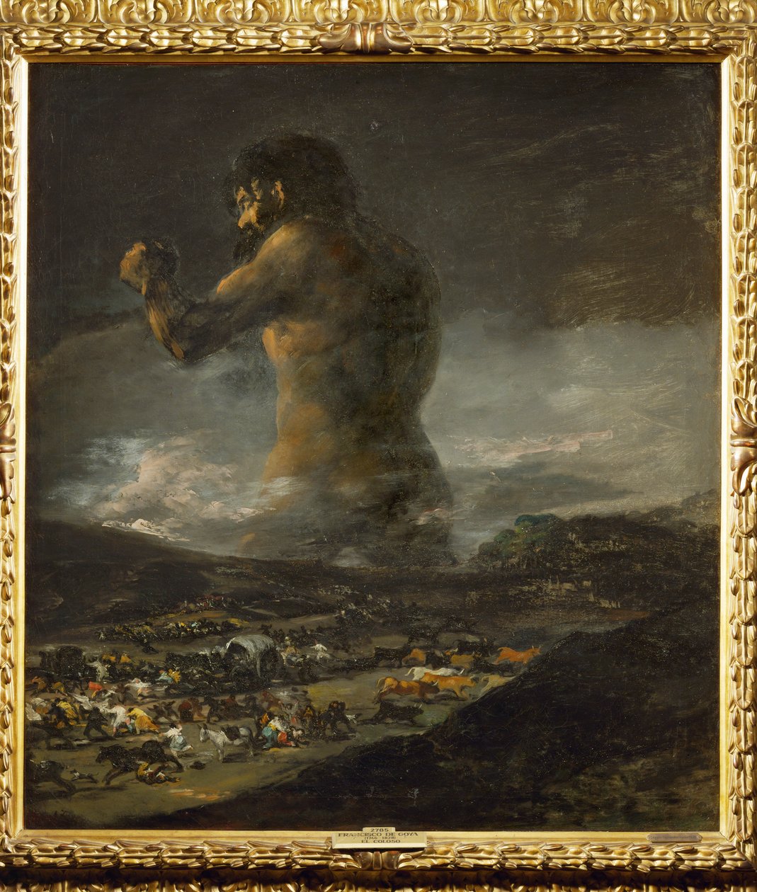 Le Colosse ... (peinture sur toile) - Francisco Jose de Goya y Lucientes