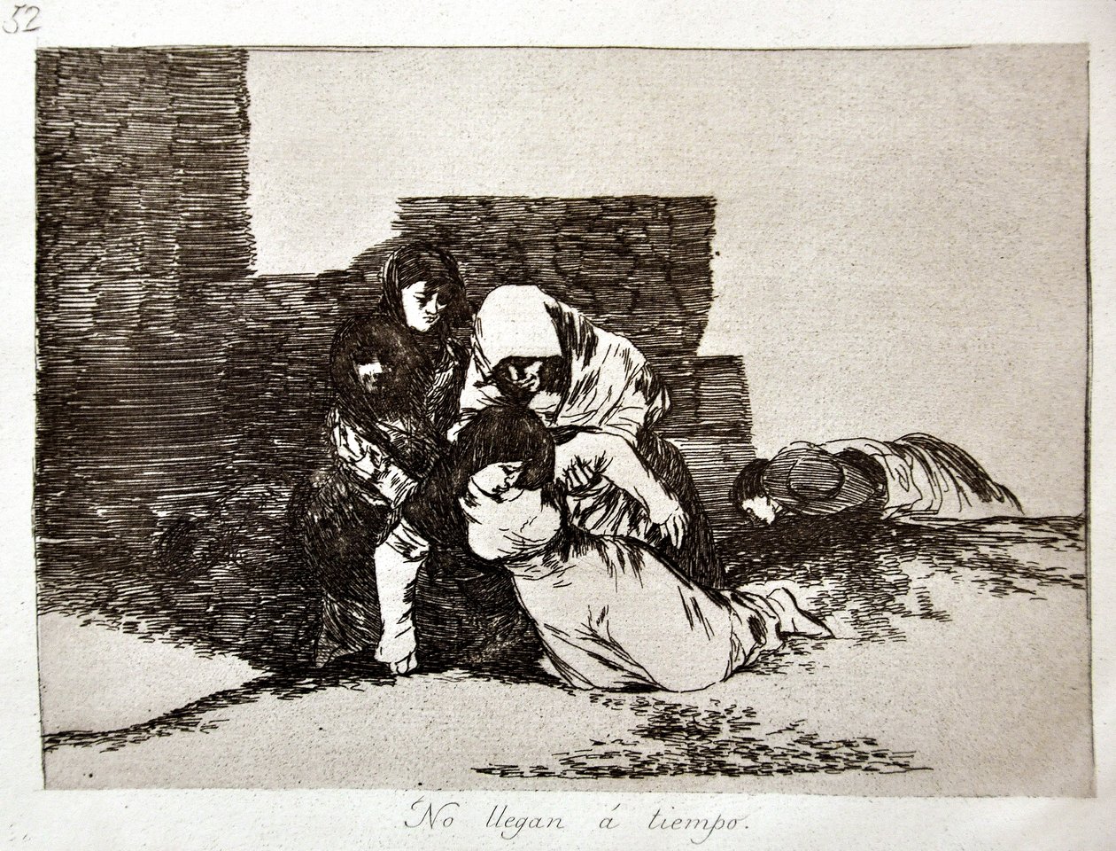 Les Désastres de la guerre : No Llegan a Tiempo (Ils arrivent trop tard) - Francisco Jose de Goya y Lucientes