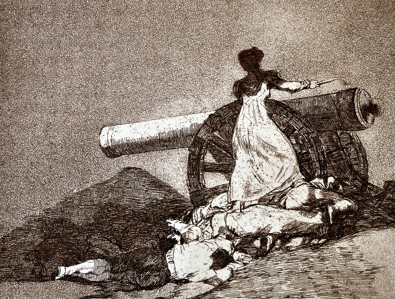 Les Désastres de la guerre : Que Valor! (Quel courage) (détail) - Francisco Jose de Goya y Lucientes