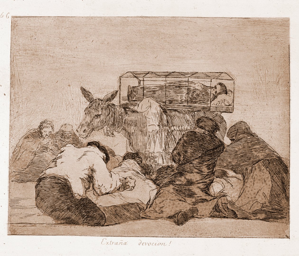 Les Désastres de la guerre : Étrange dévotion - Francisco de Goya