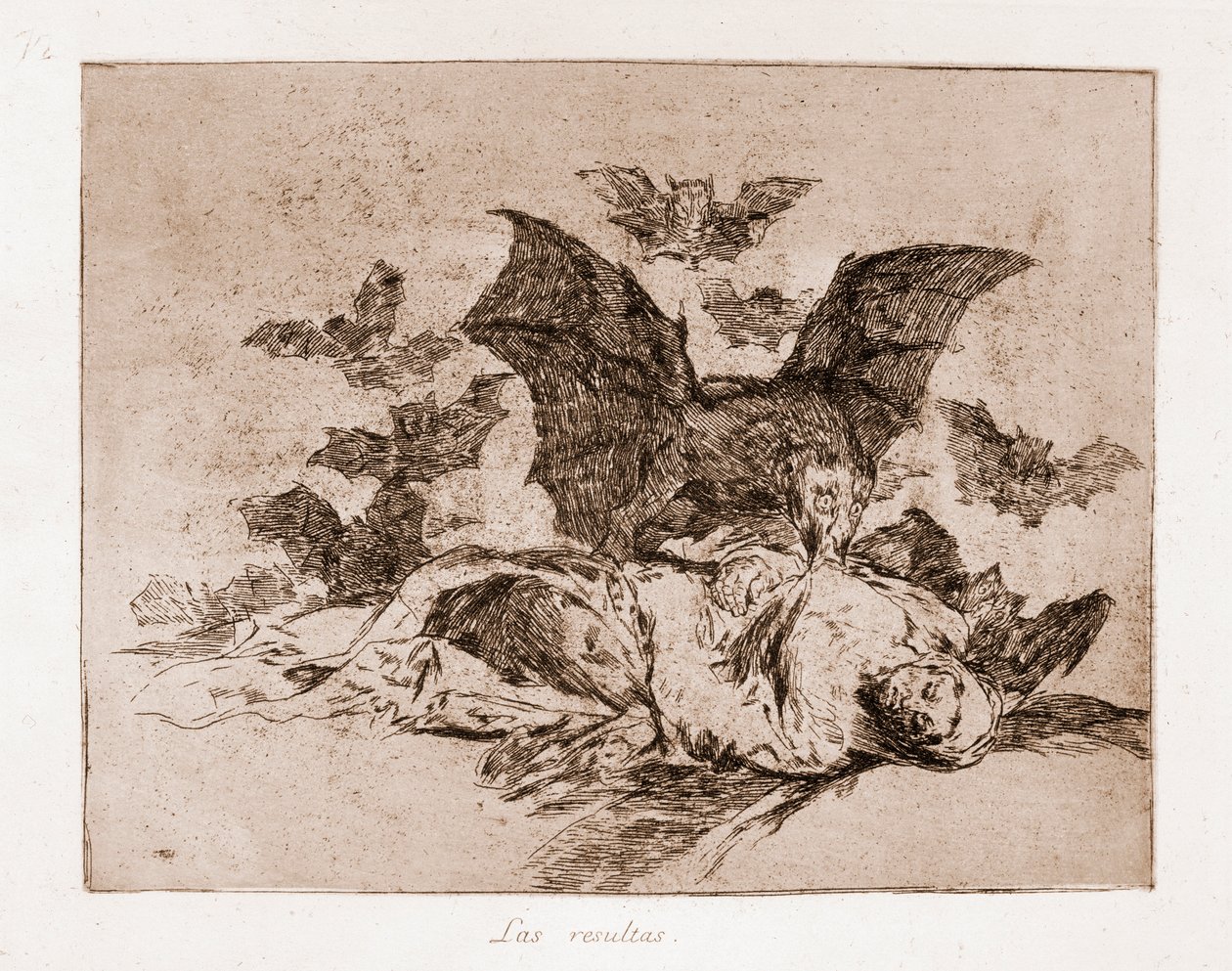 Les désastres de la guerre : Les résultats (eau-forte) - Francisco de Goya