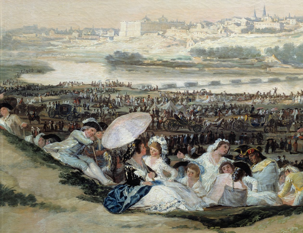 La Prairie de San Isidro - Francisco de Goya